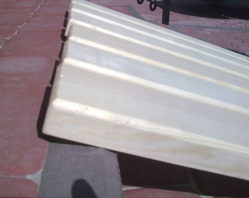 Deska Deski OLCHA 150x6x3,5 cm do ławki sauny stołu huśtawki suche