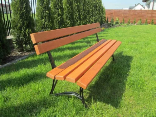 Ławka ogrodowa KRÓLEWSKA nogi żeliwne 250 cm