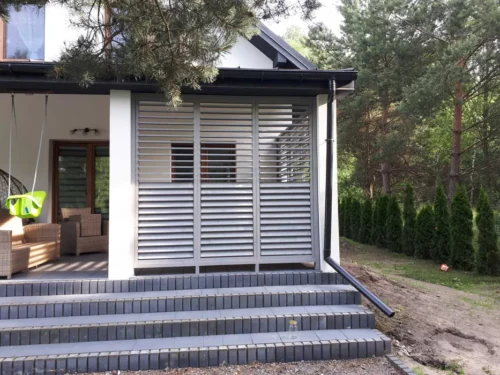 image Żaluzje Shuttersy Ruchome Deseczki do Tarasów Altan PRODUCENT !!!