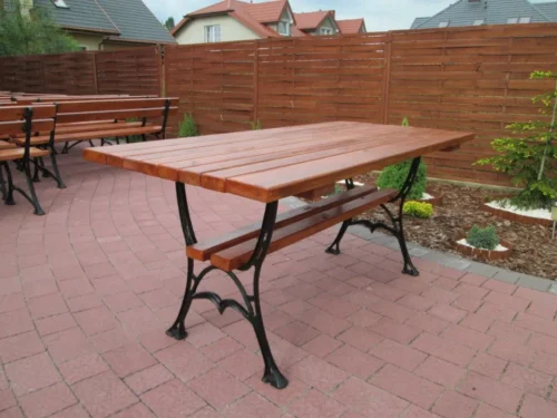 STÓŁ ogrodowy, STOŁY różne wzory i długości, deski OLCHOWE, Solidne!!!