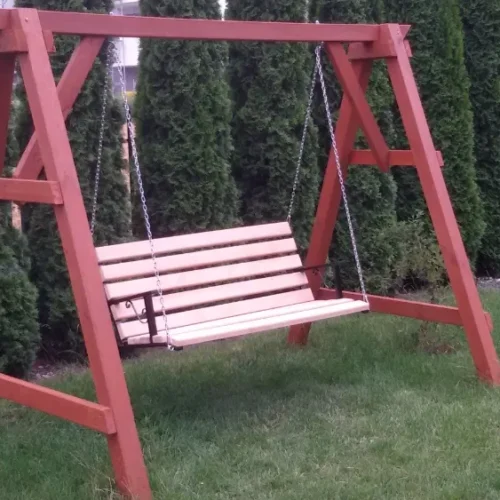 image Huśtawka siedzisko olcha Ogrodowa bardzo solidne i ładne wykonanie HIT