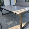 IMG20250630184415 Meble ogrodowe 262 cm LOFT 03 nogi profil stalowy 60×40x2mm wzmocniony (stół + dwie ławki) (deski do własnego malowania)