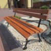 Ławka ogrodowa KRÓLEWSKA nogi żeliwne 250 cm