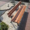 Ławka ogrodowa KRÓLEWSKA nogi żeliwne 250 cm