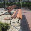 Ławka ogrodowa KRÓLEWSKA nogi żeliwne 250 cm