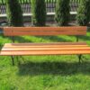 Ławka ogrodowa KRÓLEWSKA nogi żeliwne 250 cm