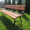 Ławka ogrodowa KRÓLEWSKA nogi żeliwne 250 cm